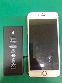 iPhone6Splus/バッテリー交換