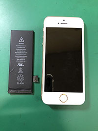 iPhone5S/バッテリー交換